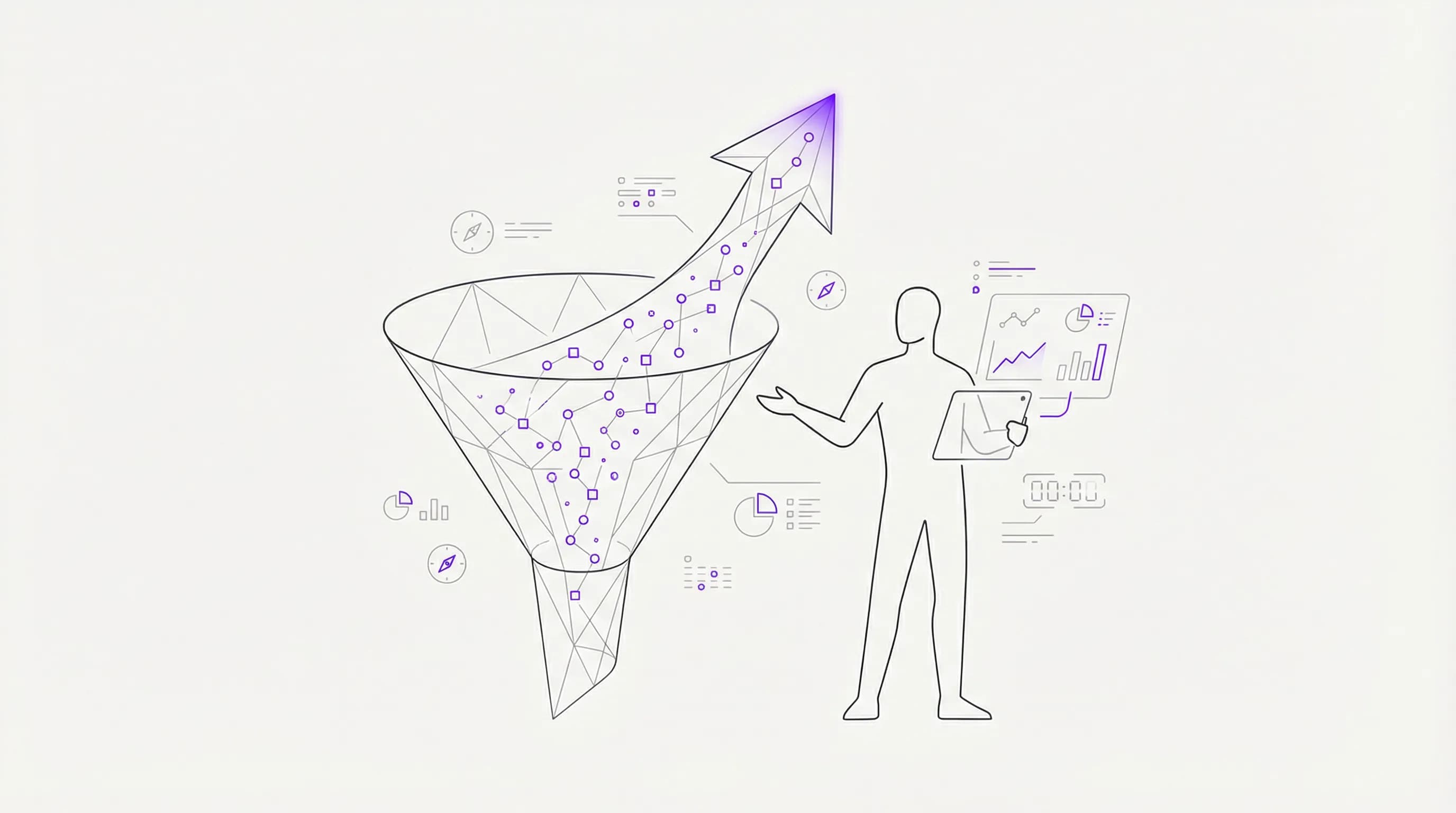 Aquisição data-driven para crescimento previsível em PMEs B2B