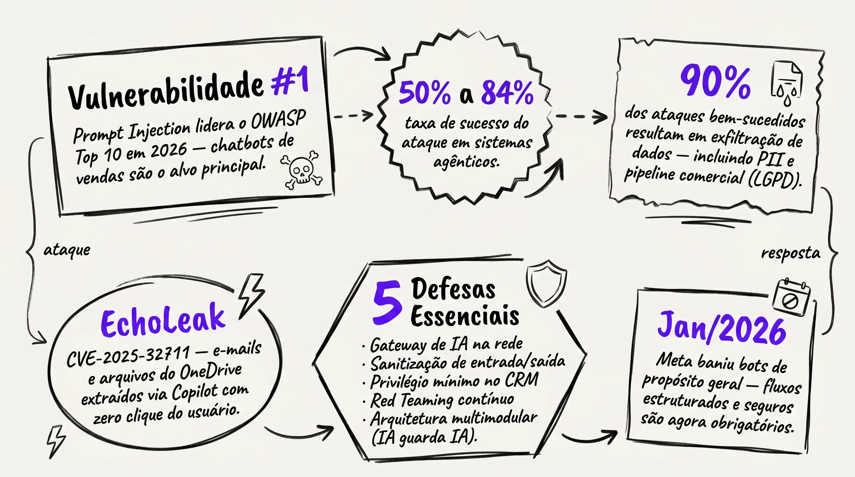 Anatomia do Prompt Injection e Defesa Estratégica 2026
