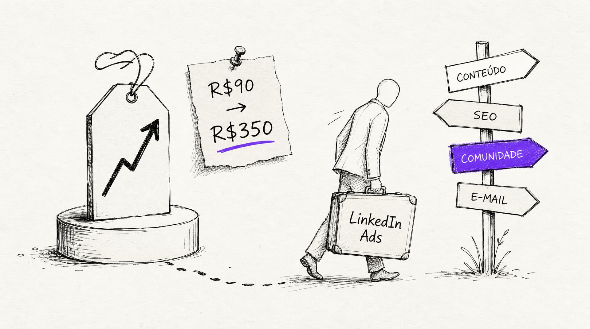 LinkedIn Ads ficou insustentável? CPL triplica e gestores migram de plataforma